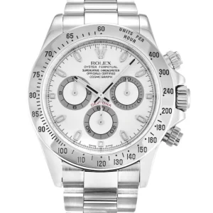 Superclone Rolex Daytona White Dial 116520