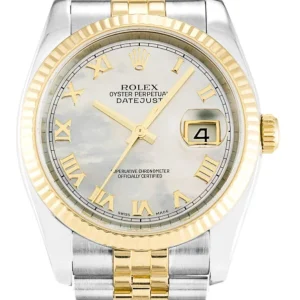 Rolex Datejust Mother of Pearl – White Dial 116233 36 mm