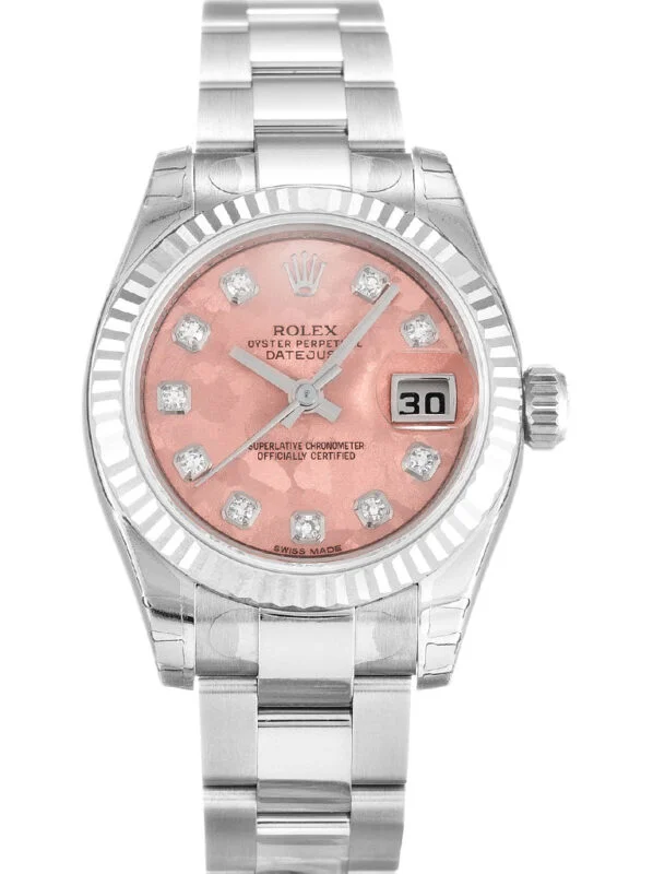 Rolex Lady-Datejust Gold Dust – Pink Dial 179174 26 mm (复制)