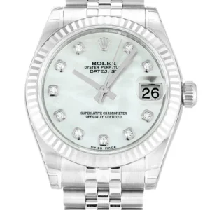 Rolex Lady-Datejust Mother of Pearl – White Dial 178274 31 mm