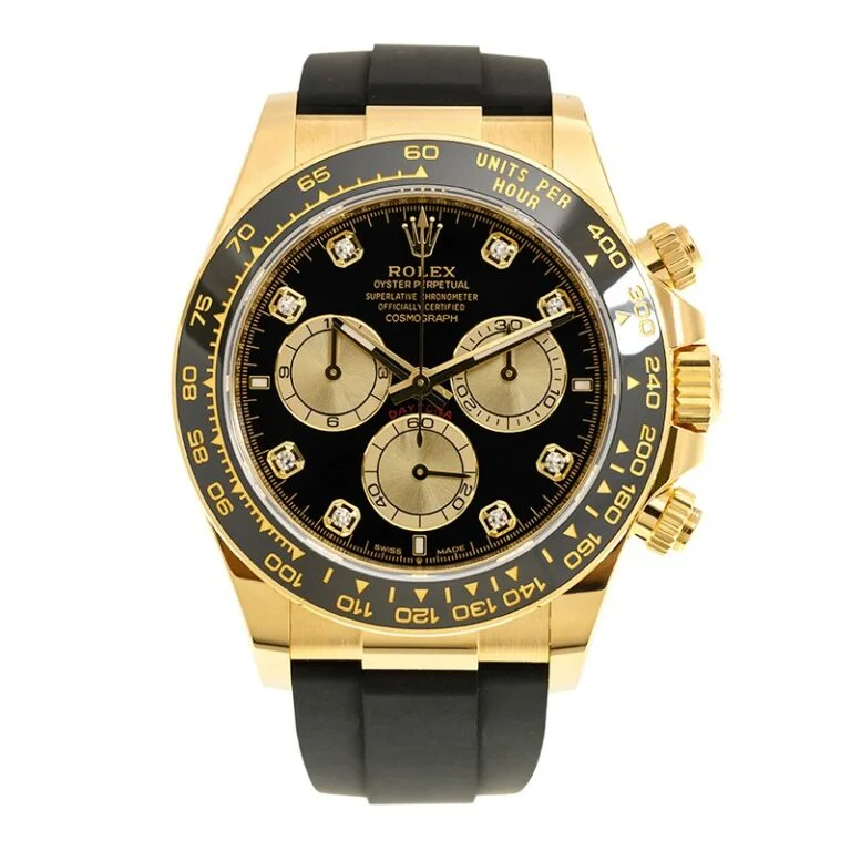 Superclone Rolex Daytona Black Dial Yellow Gold 126518LN - Image 2