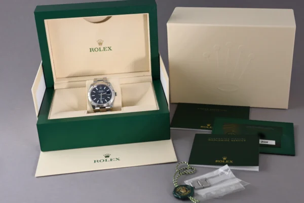 Rolex Datejust Blue Dial 126334 Oyster 41 mm - Image 3