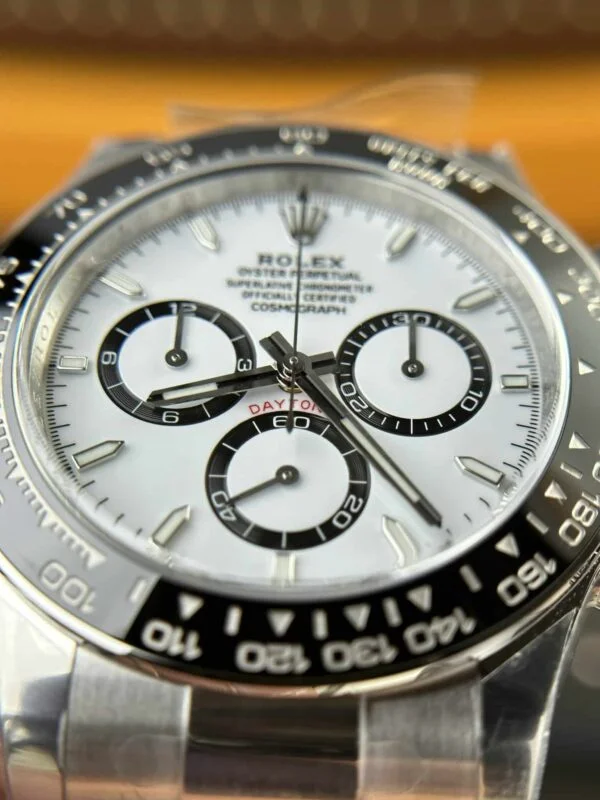 Superclone Rolex Daytona “Panda” White Dial 126500LN - Image 5
