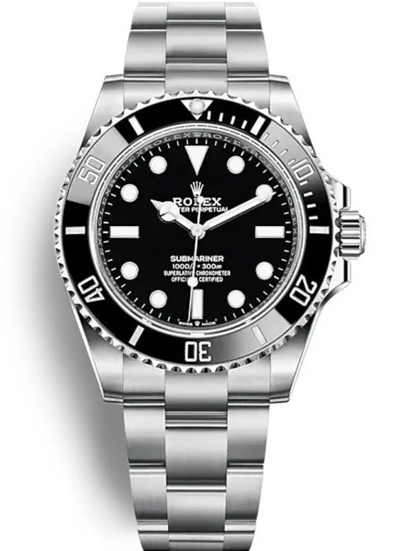 Rolex Submariner Black Dial 124060 No-Date
