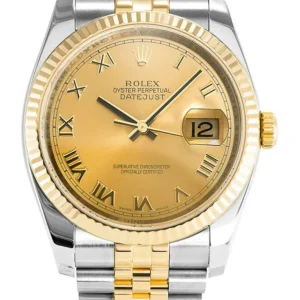 Rolex Datejust Gold Dial 116233 36 mm