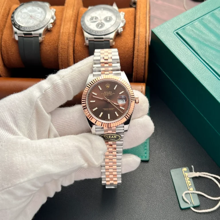 Superclone Rolex Datejust Chocolate Dial 126331 Jubilee 41 mm - Image 8