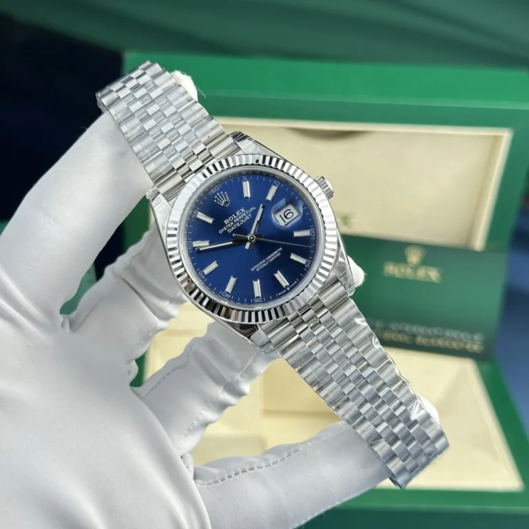 Superclone Rolex Datejust Blue Dial 126334 Jubilee 41 mm - Image 4