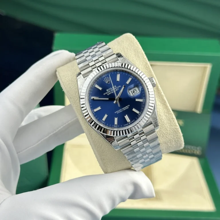 Superclone Rolex Datejust Blue Dial 126334 Jubilee 41 mm - Image 5