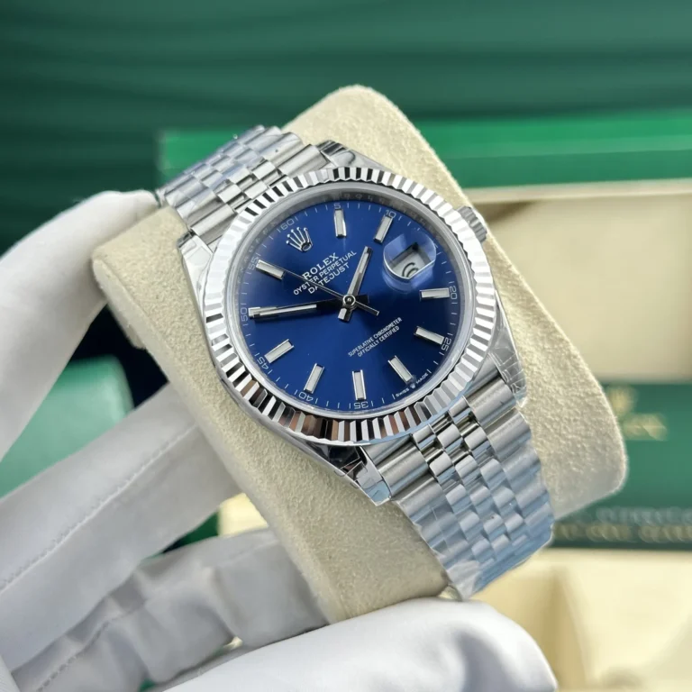 Superclone Rolex Datejust Blue Dial 126334 Jubilee 41 mm - Image 6
