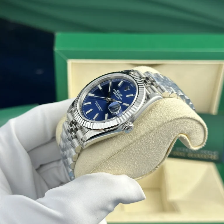 Superclone Rolex Datejust Blue Dial 126334 Jubilee 41 mm - Image 7