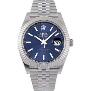 Superclone Rolex Datejust Blue Dial 126334 Jubilee 41 mm