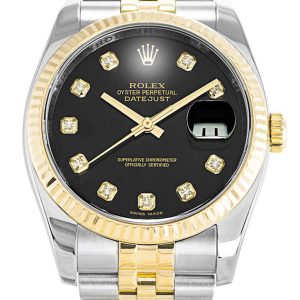 Rolex Datejust Black Dial 116233 36 mm