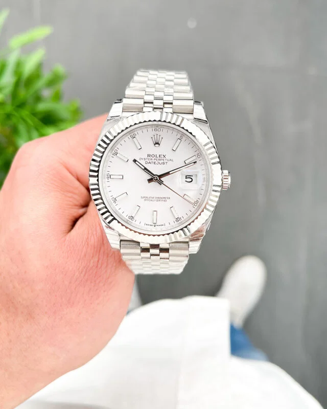 Rolex Datejust White Dial 126334 Jubilee Flutted 41 mm - Image 2