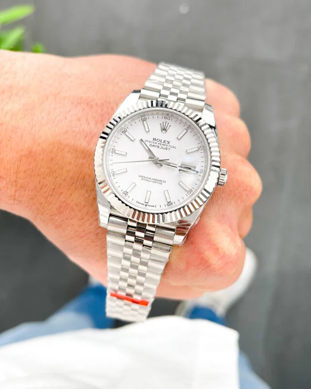 Rolex Datejust White Dial 126334 Jubilee Flutted 41 mm - Image 3