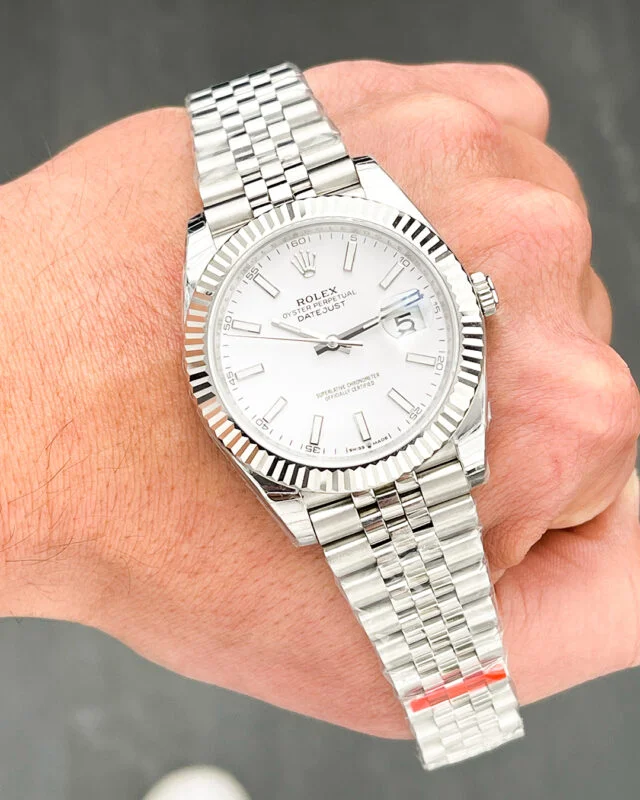 Rolex Datejust White Dial 126334 Jubilee Flutted 41 mm - Image 5