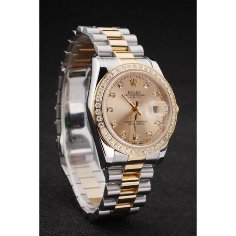Superclone Rolex Datejust Gold Dial SRL40 36 mm - Image 7